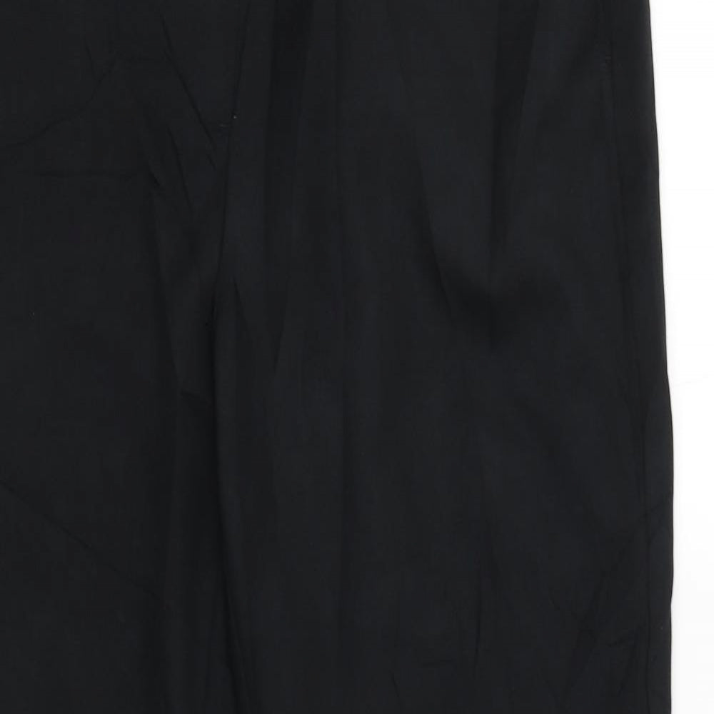 M&S Womens Black   Trousers  Size 14 L25 in