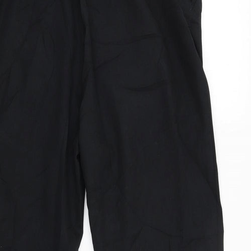 M&S Womens Black   Trousers  Size 14 L25 in