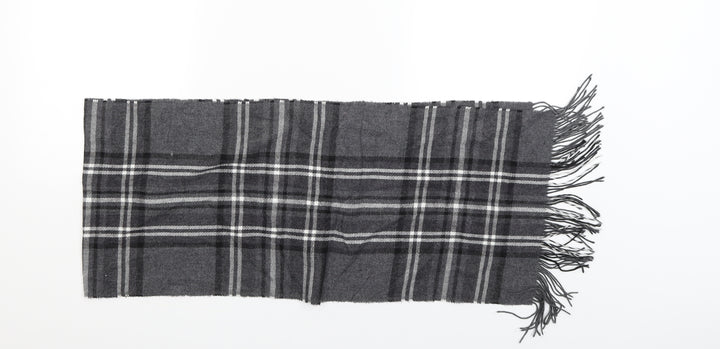 Preworn Womens Black Check Scarf