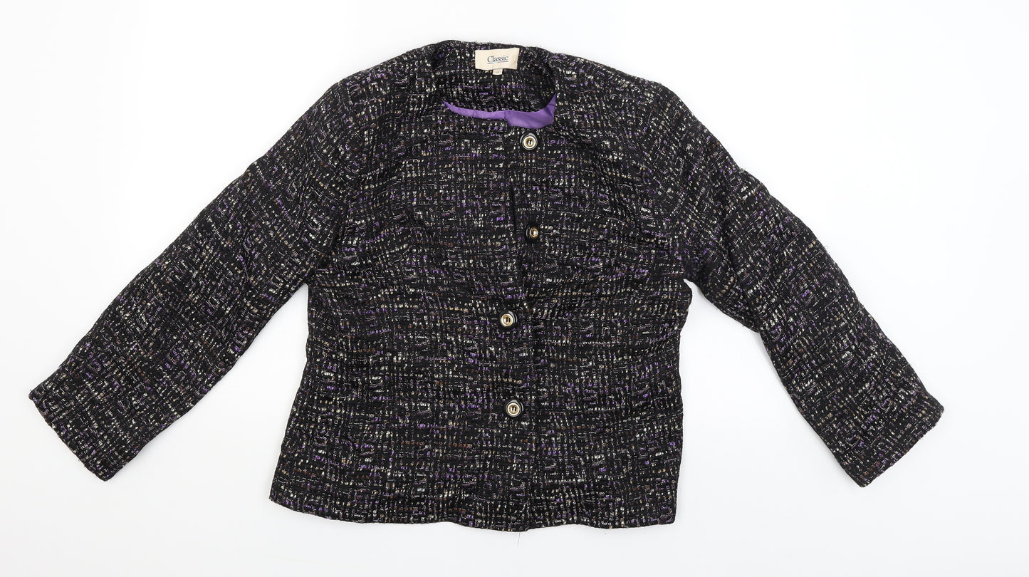 Classic Womens Black   Jacket  Size 12