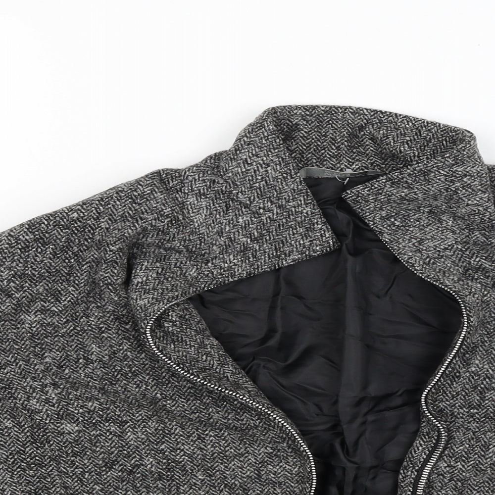Marks and Spencer Womens Grey   Jacket Coat Size 14