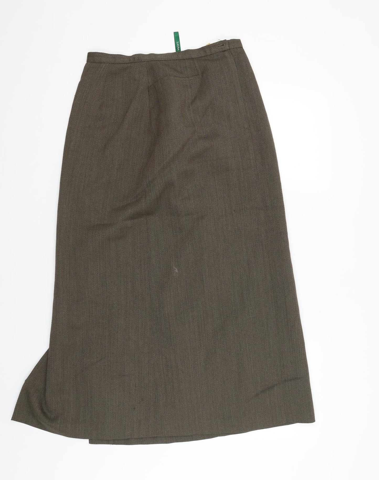 Laura Ashley Womens Beige   A-Line Skirt Size 14