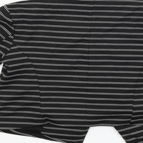 Atmosphere Womens Black Striped  Jacket  Size 10