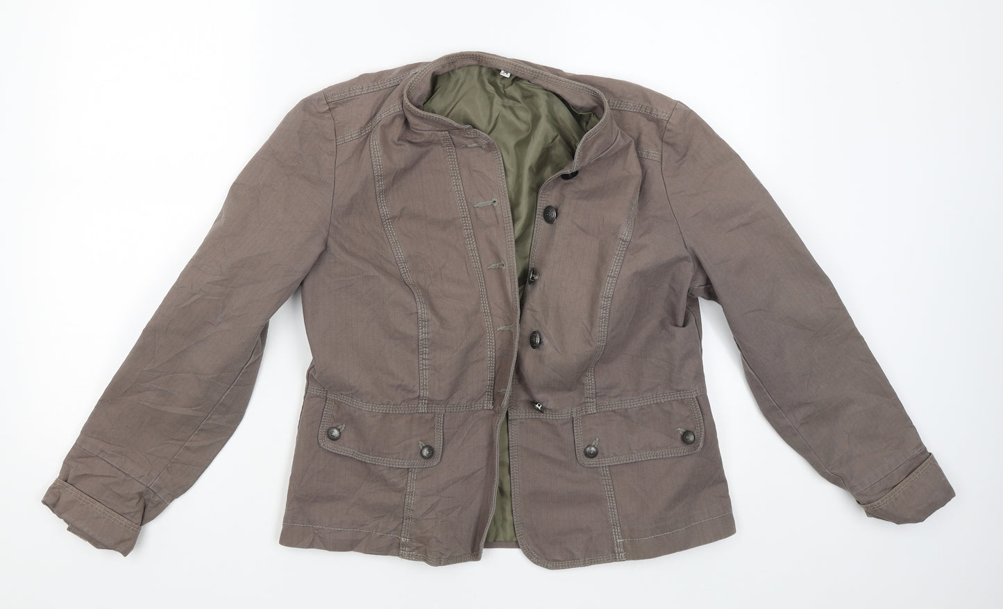 M&Co Womens Grey   Jacket Coat Size 14