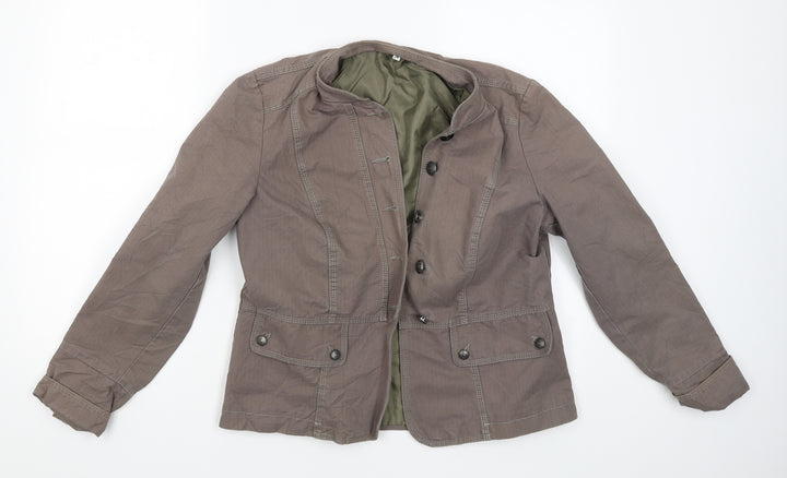 M&Co Womens Grey   Jacket Coat Size 14