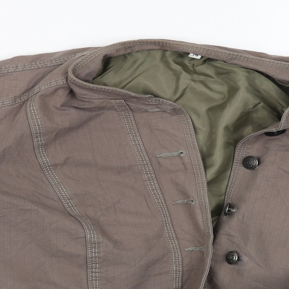 M&Co Womens Grey   Jacket Coat Size 14