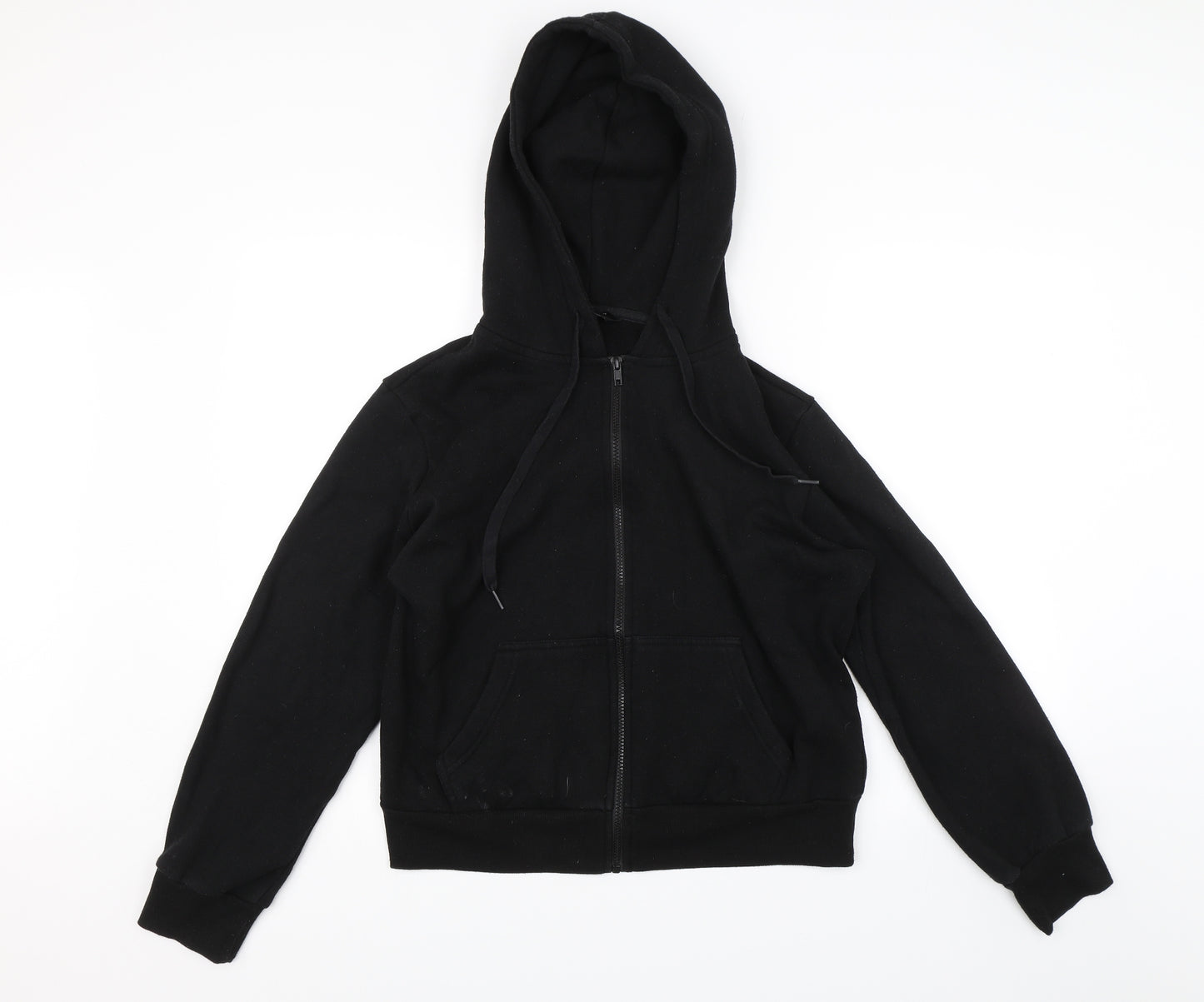 New Look Womens Black   Full Zip Hoodie Size 14