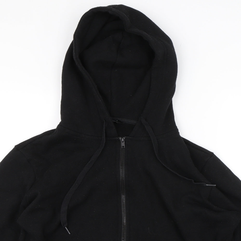 New Look Womens Black   Full Zip Hoodie Size 14