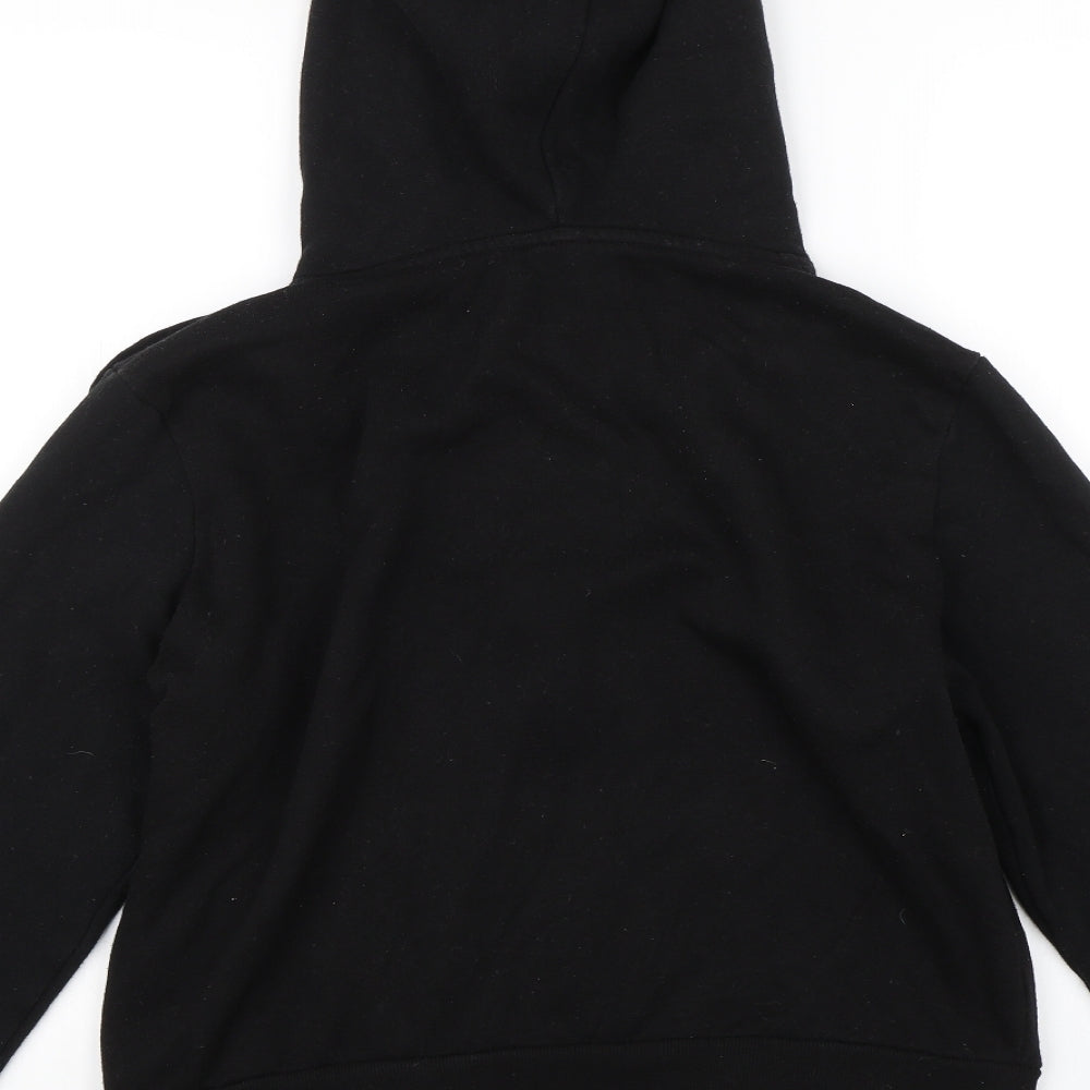 New Look Womens Black   Full Zip Hoodie Size 14