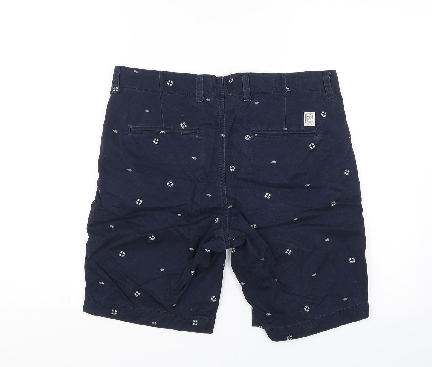 JACK & JONES Mens Blue   Chino Shorts Size M - Nautical