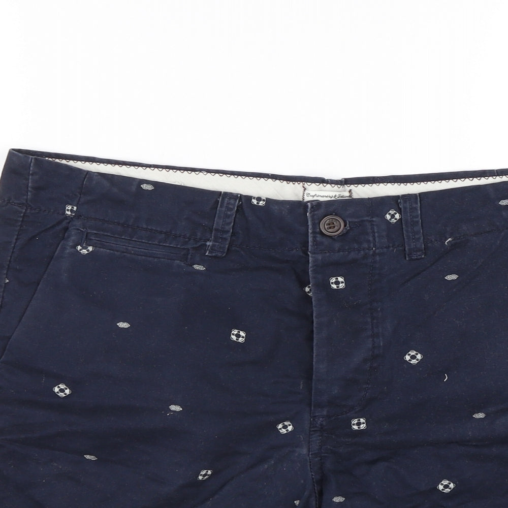 JACK & JONES Mens Blue   Chino Shorts Size M - Nautical
