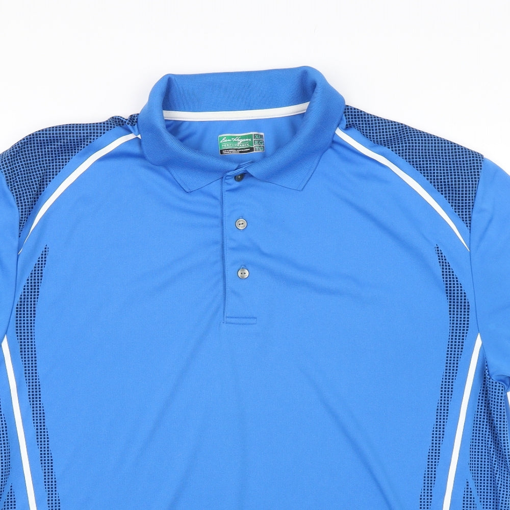 Ben Hogan Mens Blue   Basic Polo Size XL