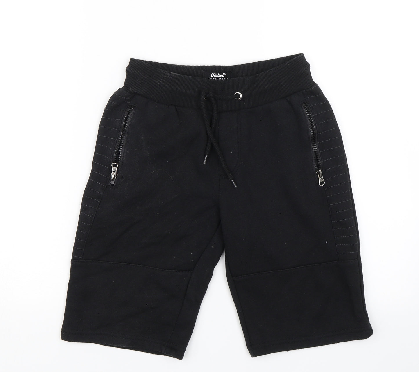 Primark Boys Black   Sweat Shorts Size 10-11 Years