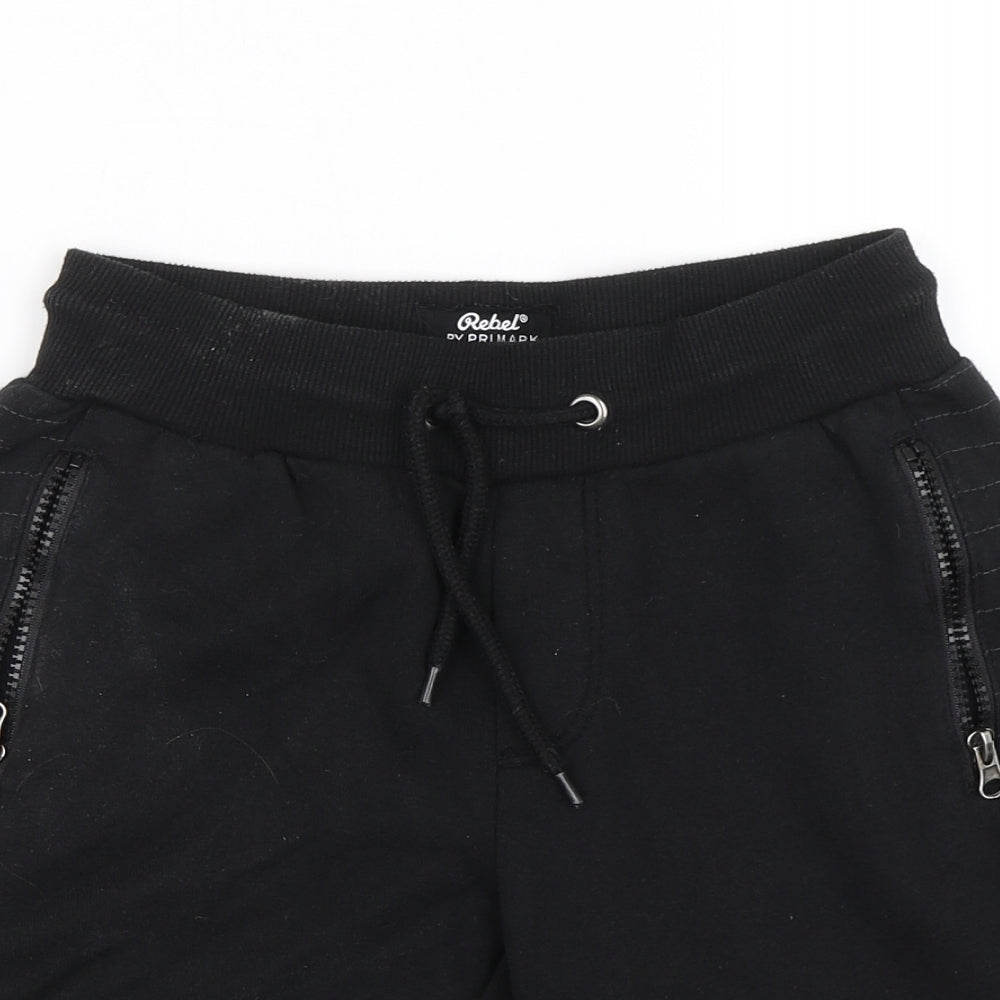 Primark Boys Black   Sweat Shorts Size 10-11 Years