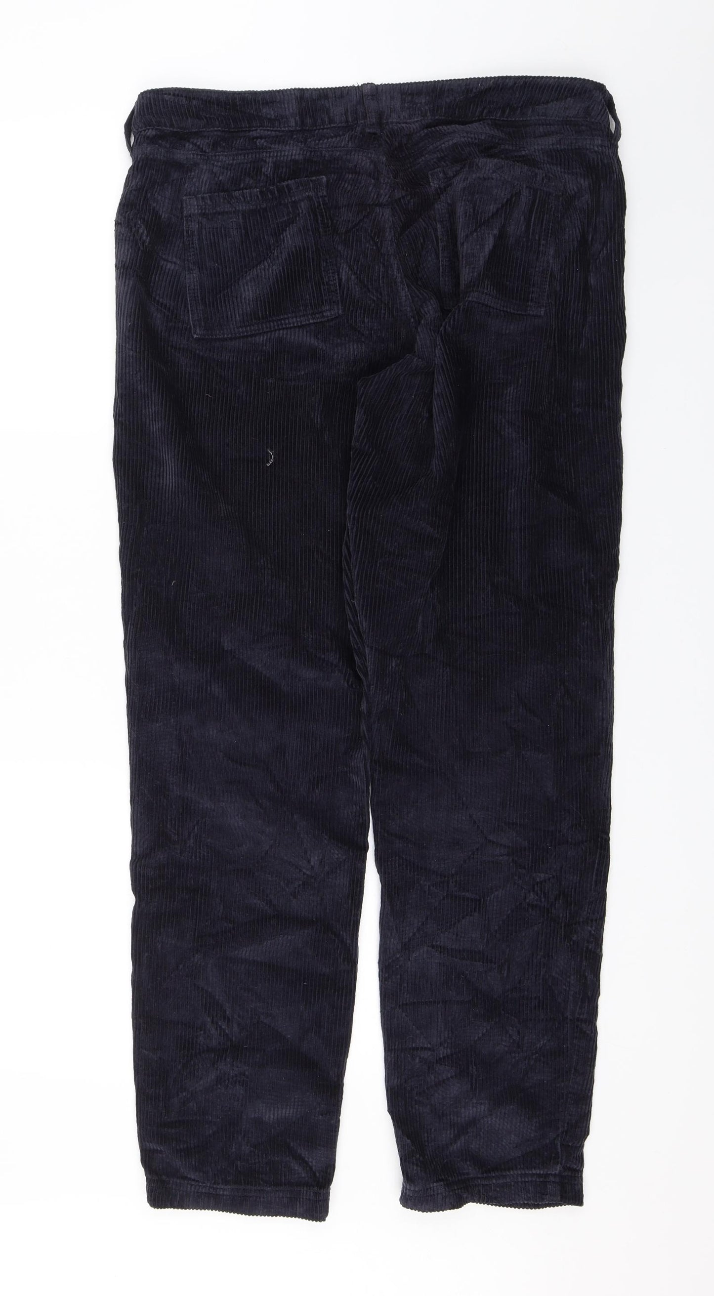 Fat Face Womens Blue   Chino Trousers Size 12 L29 in