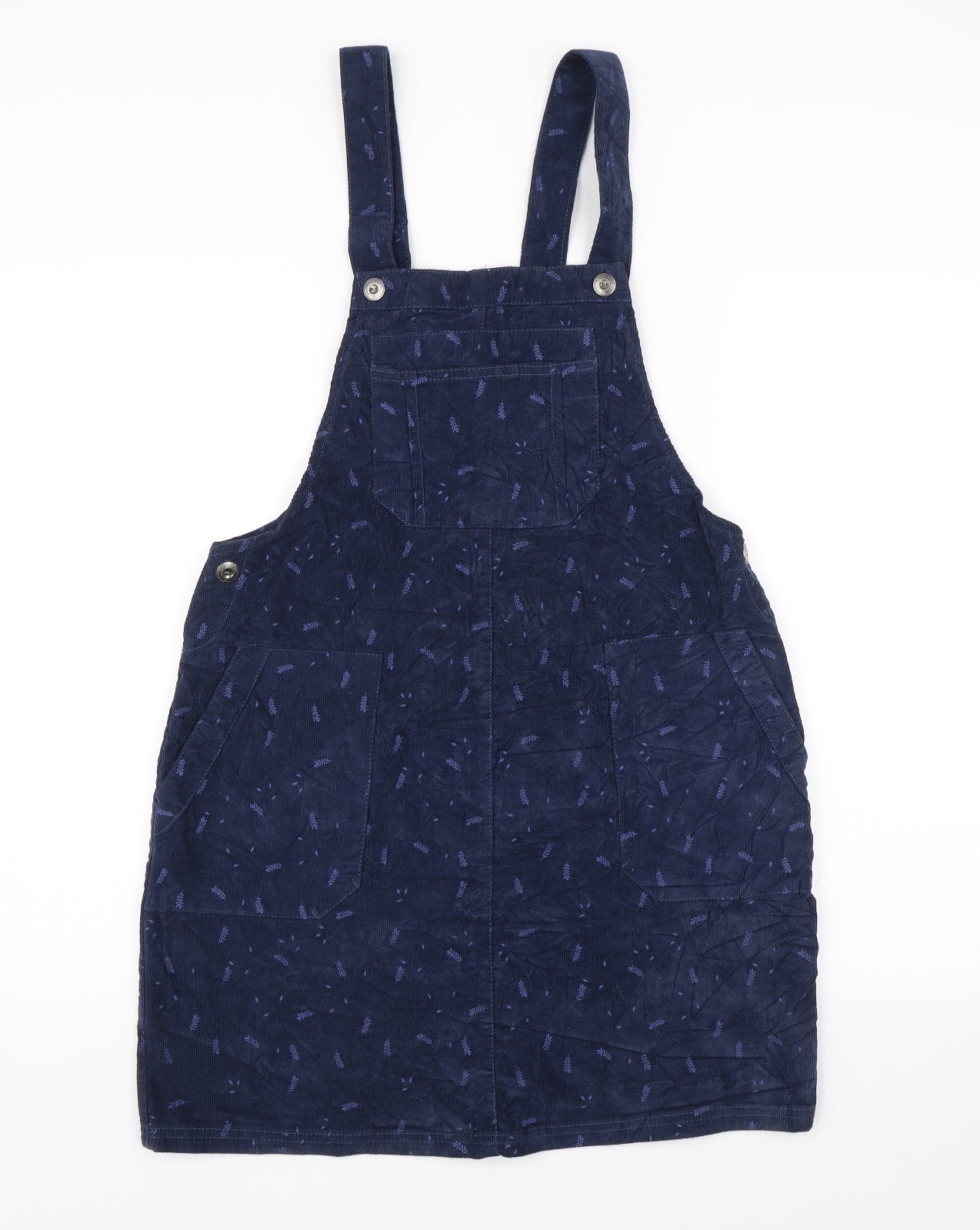 Mantaray Womens Blue   Pinafore/Dungaree Dress  Size 10