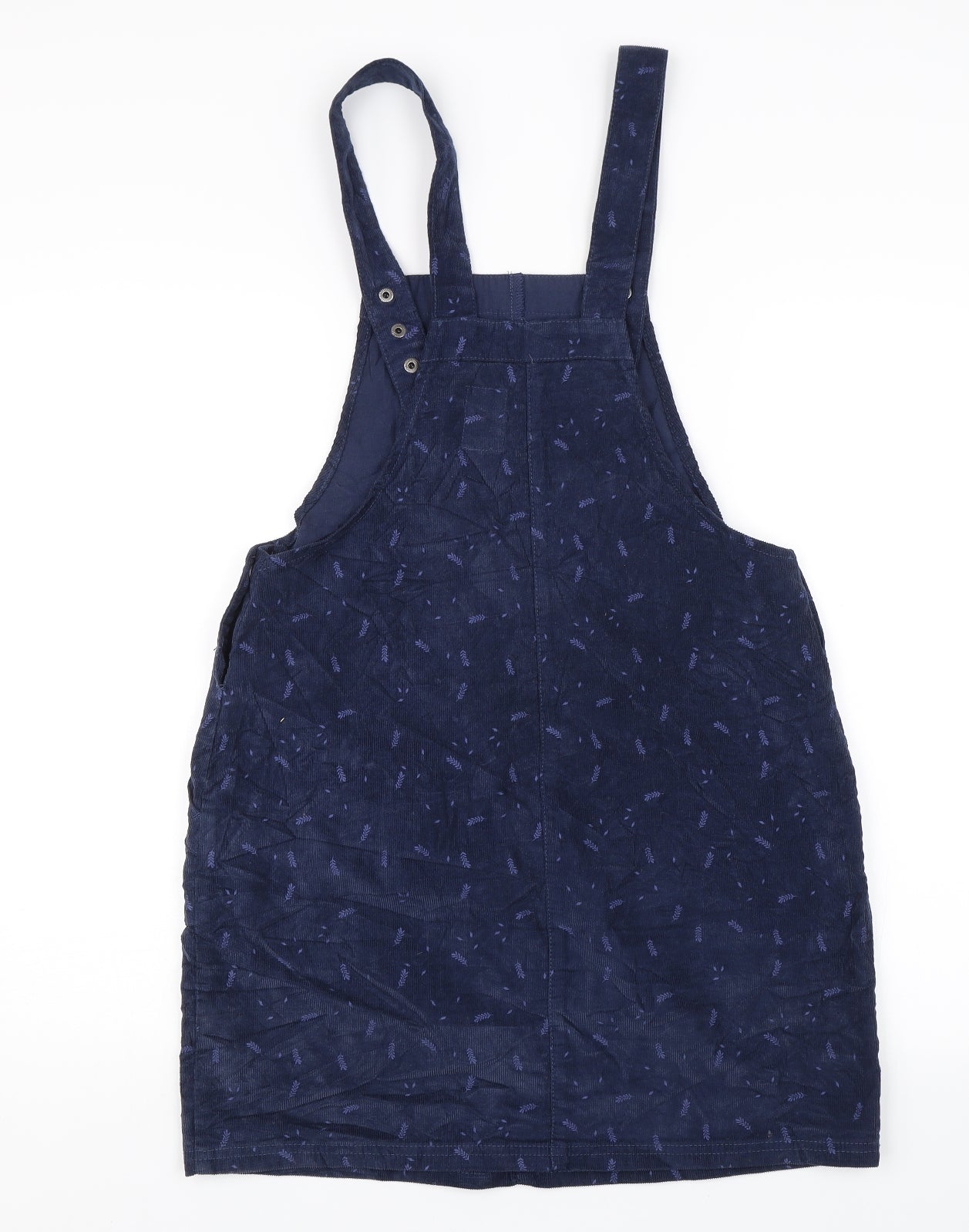Mantaray Womens Blue   Pinafore/Dungaree Dress  Size 10
