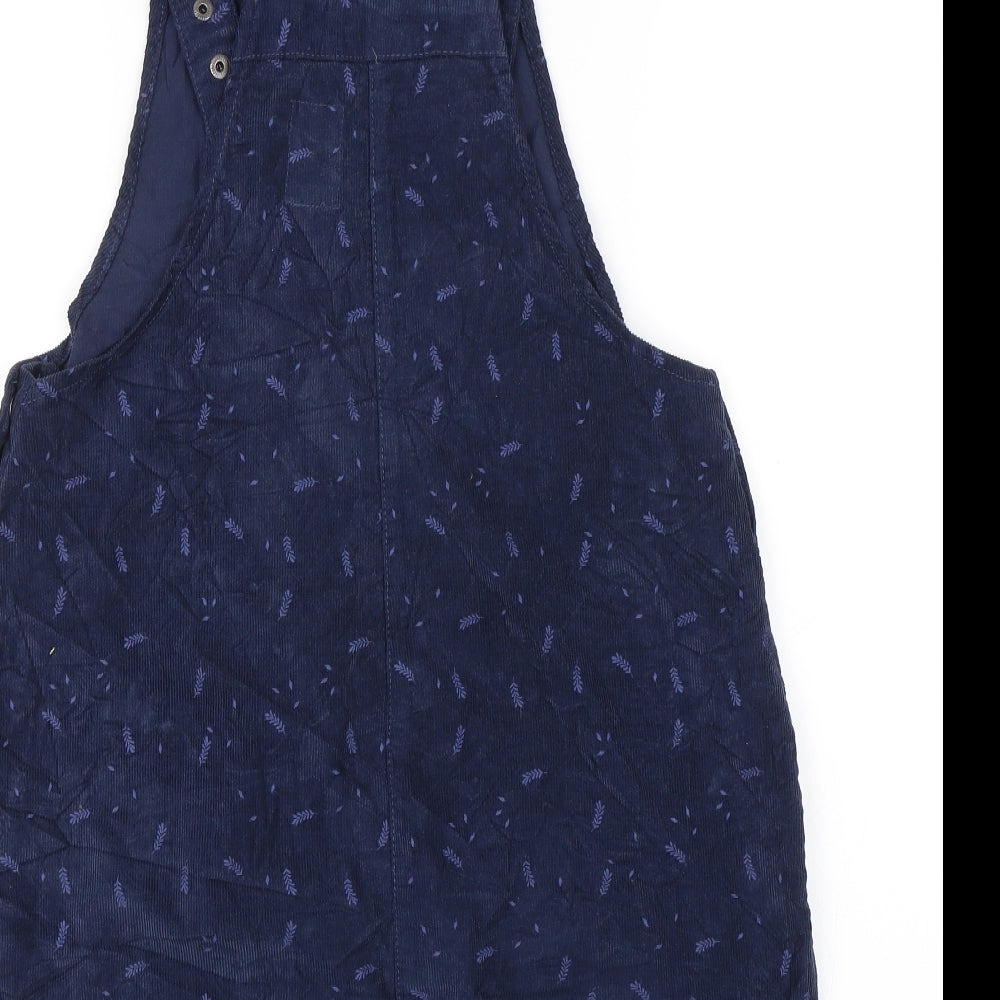 Mantaray Womens Blue   Pinafore/Dungaree Dress  Size 10