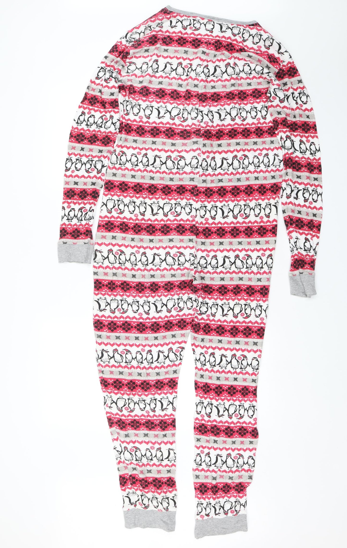Love to Lounge Womens Pink Fair Isle  Top One Piece Size M