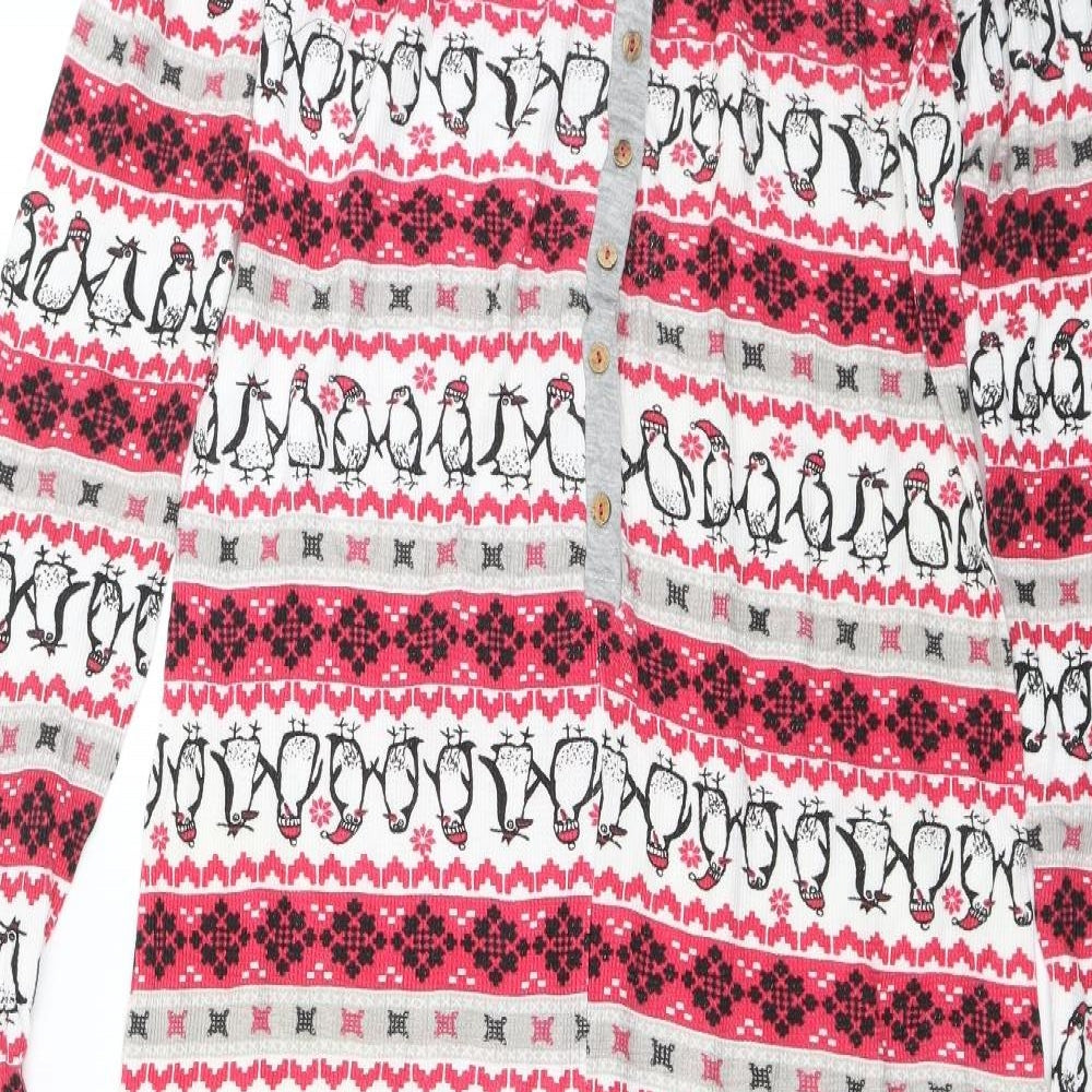 Love to Lounge Womens Pink Fair Isle  Top One Piece Size M