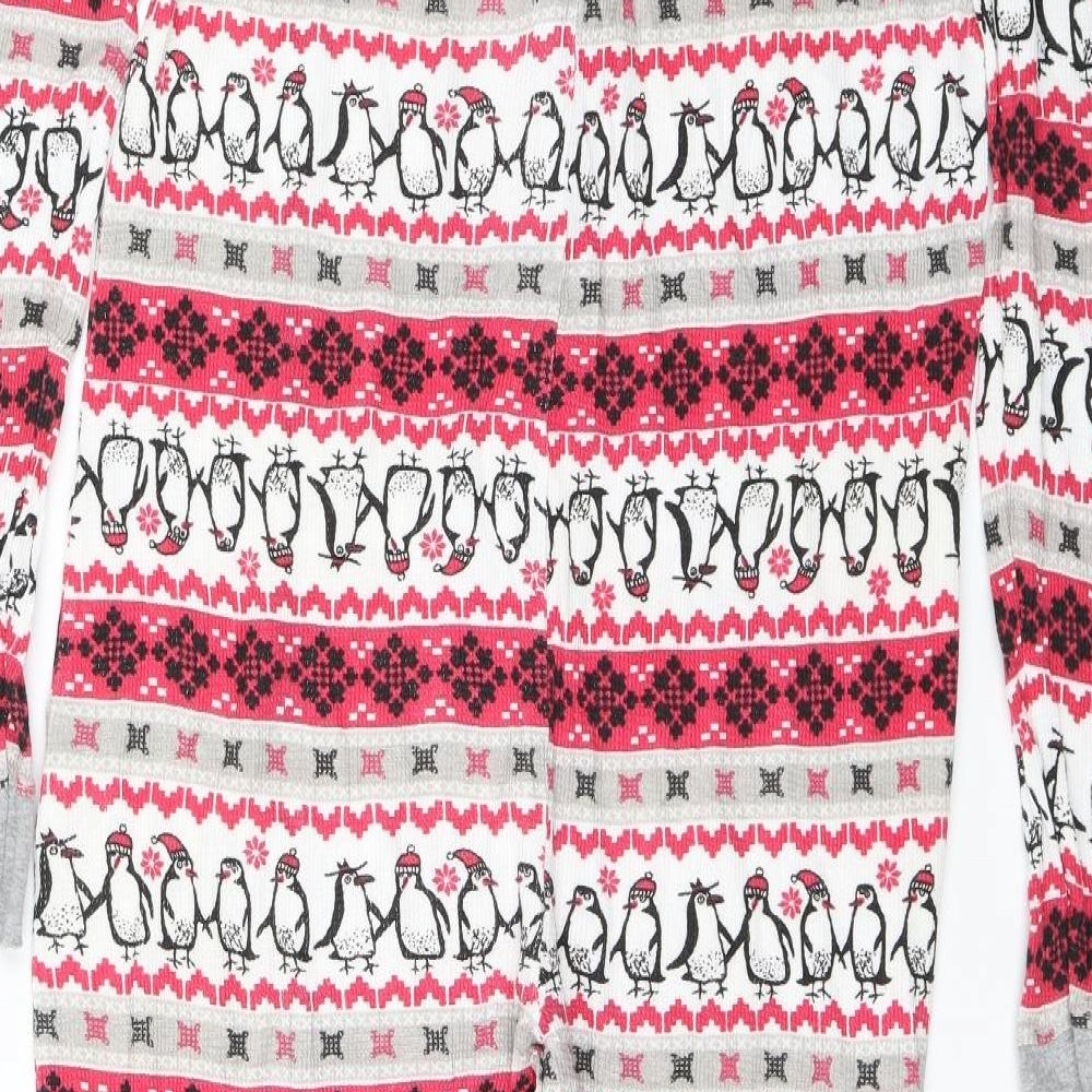 Love to Lounge Womens Pink Fair Isle  Top One Piece Size M
