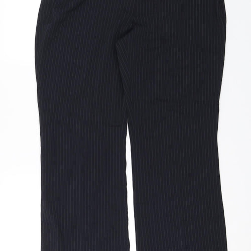 NEXT Womens Blue Striped  Dress Pants Trousers Size 16 L29 in