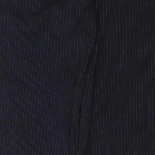 NEXT Womens Blue Striped  Dress Pants Trousers Size 16 L29 in