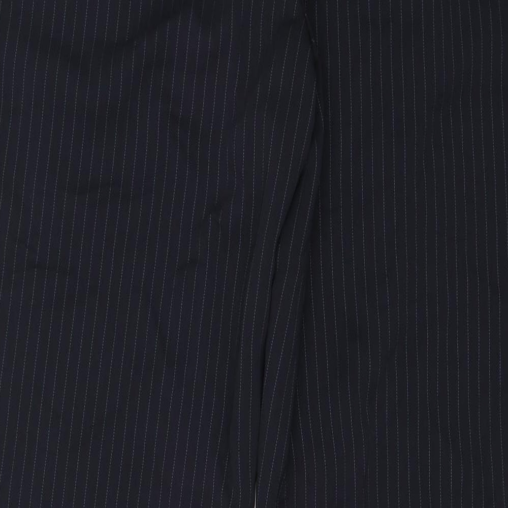 NEXT Womens Blue Striped  Dress Pants Trousers Size 16 L29 in