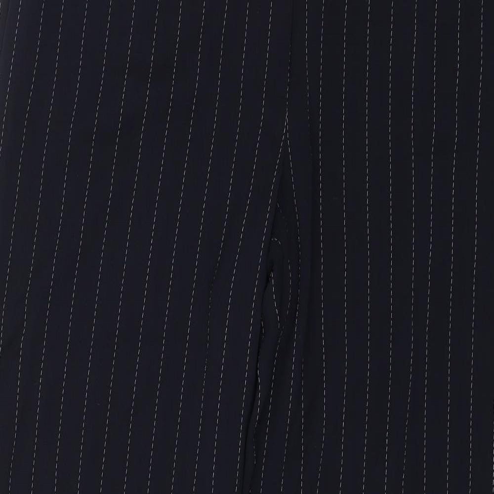 NEXT Womens Blue Striped  Dress Pants Trousers Size 16 L26 in