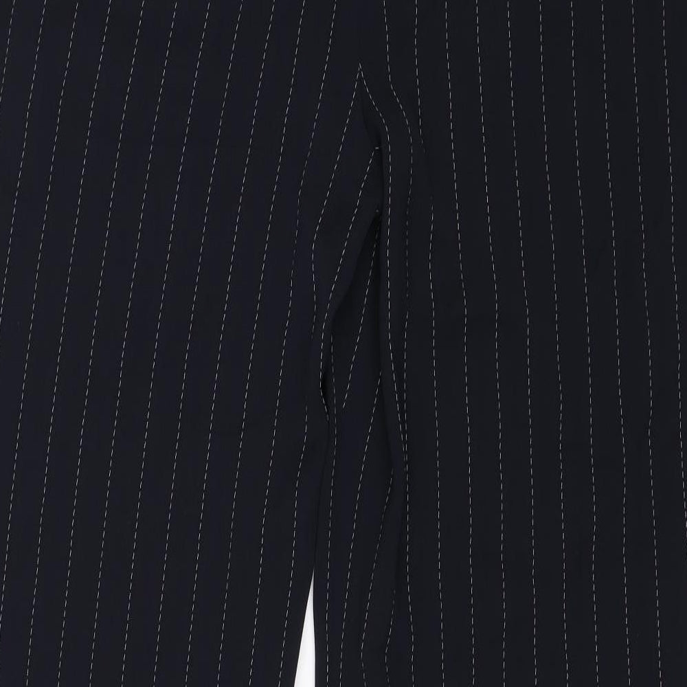 NEXT Womens Blue Striped  Dress Pants Trousers Size 16 L26 in