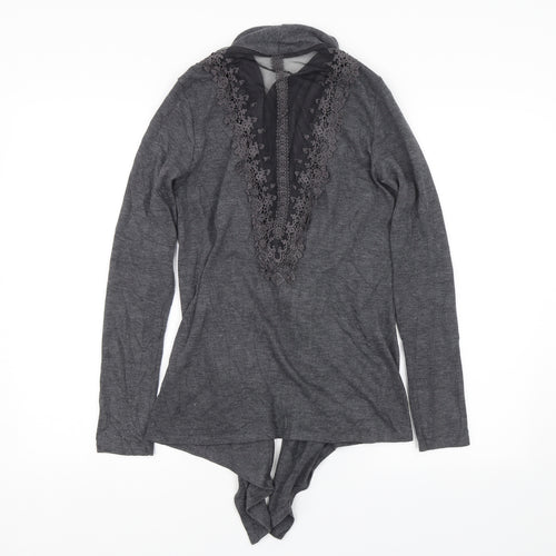 Preworn Womens Grey   Cardigan Jumper Size S