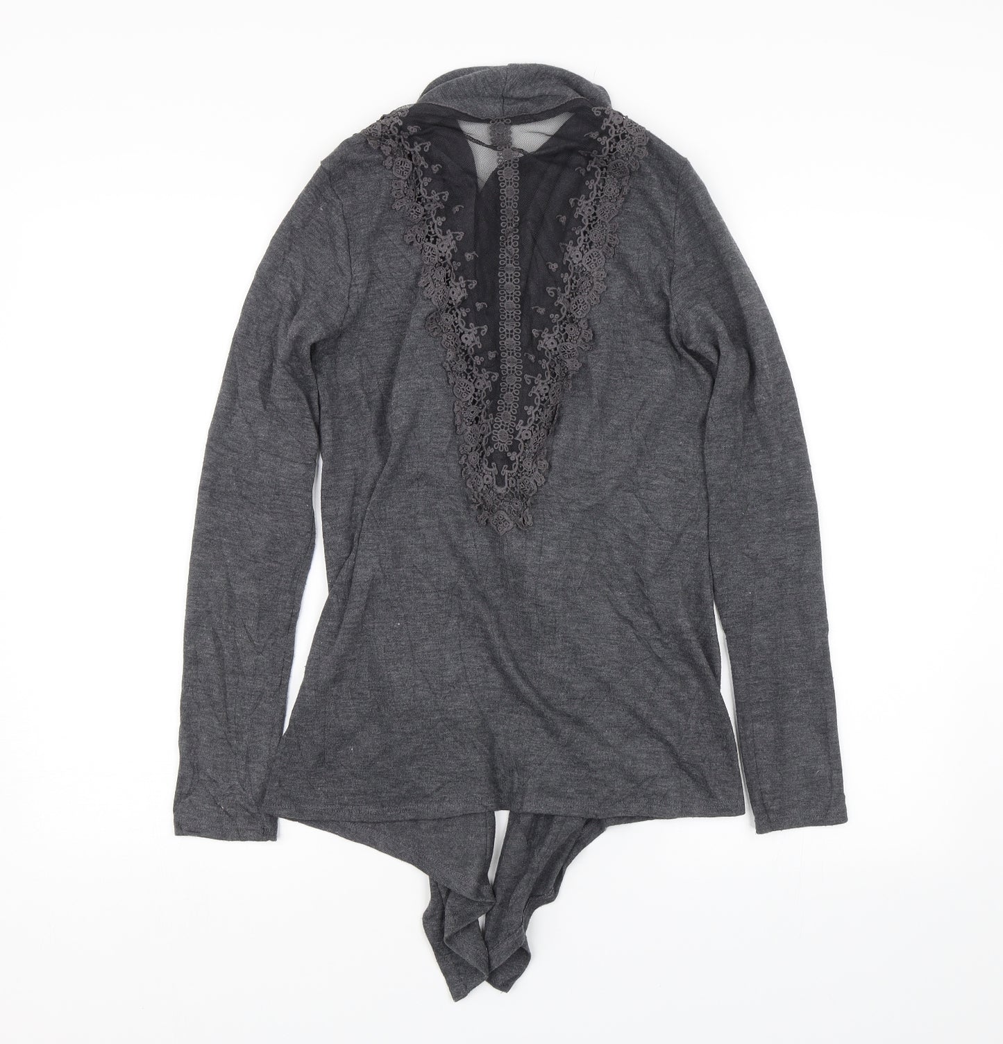 Preworn Womens Grey   Cardigan Jumper Size S
