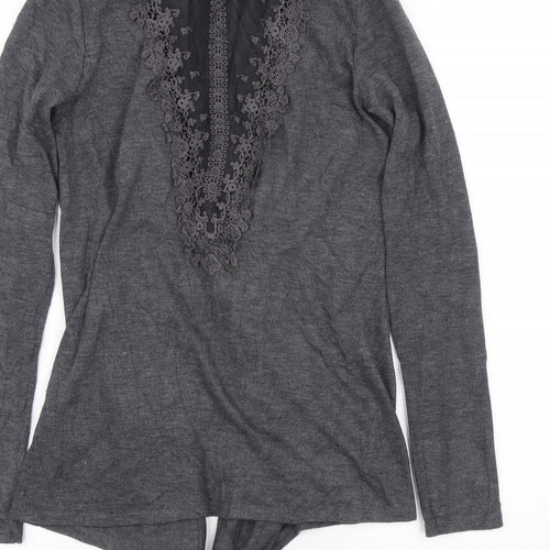 Preworn Womens Grey   Cardigan Jumper Size S