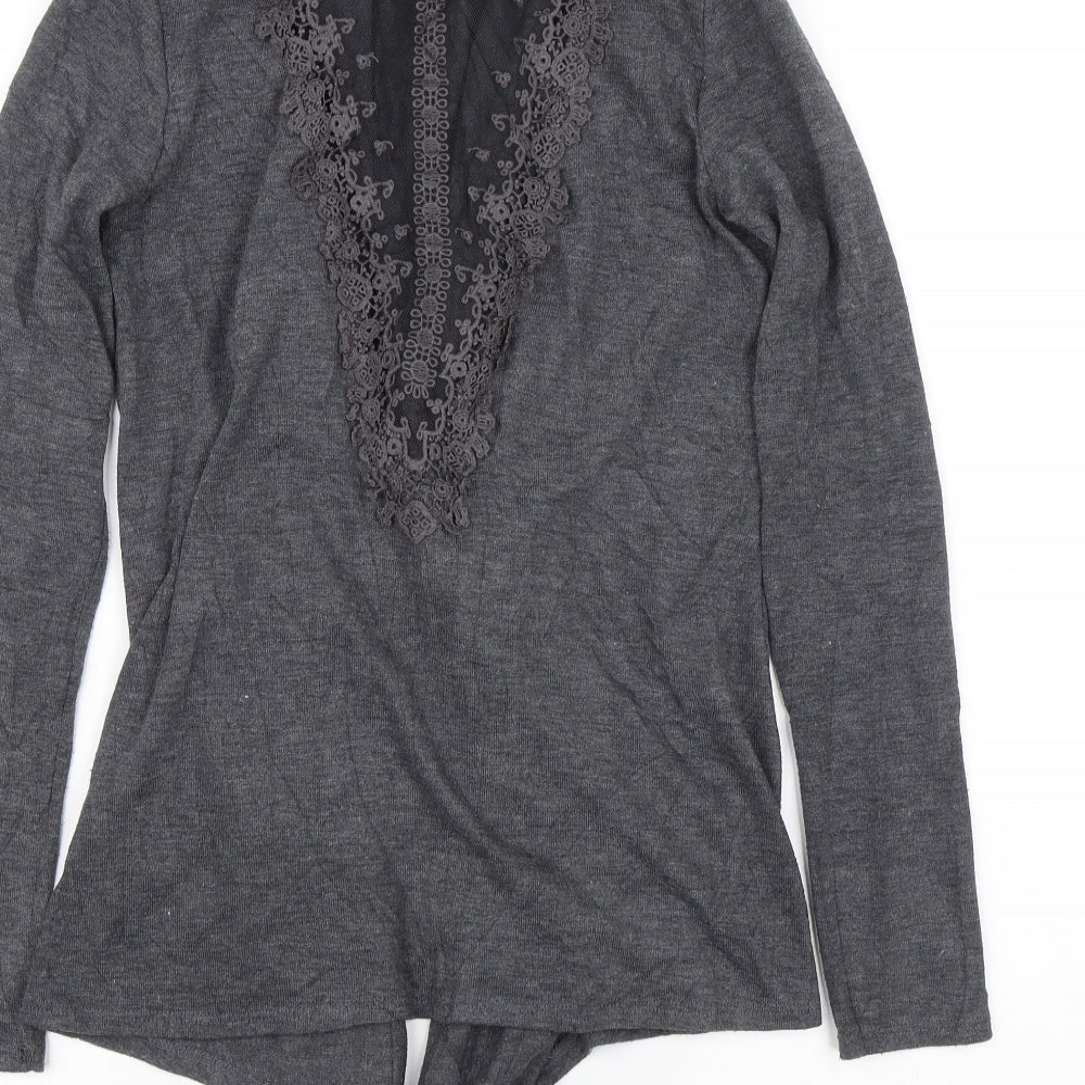 Preworn Womens Grey   Cardigan Jumper Size S