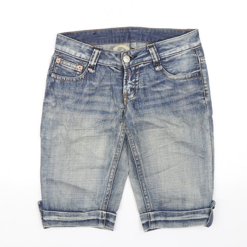 Replay Mens Blue  Denim Chino Shorts Size 30