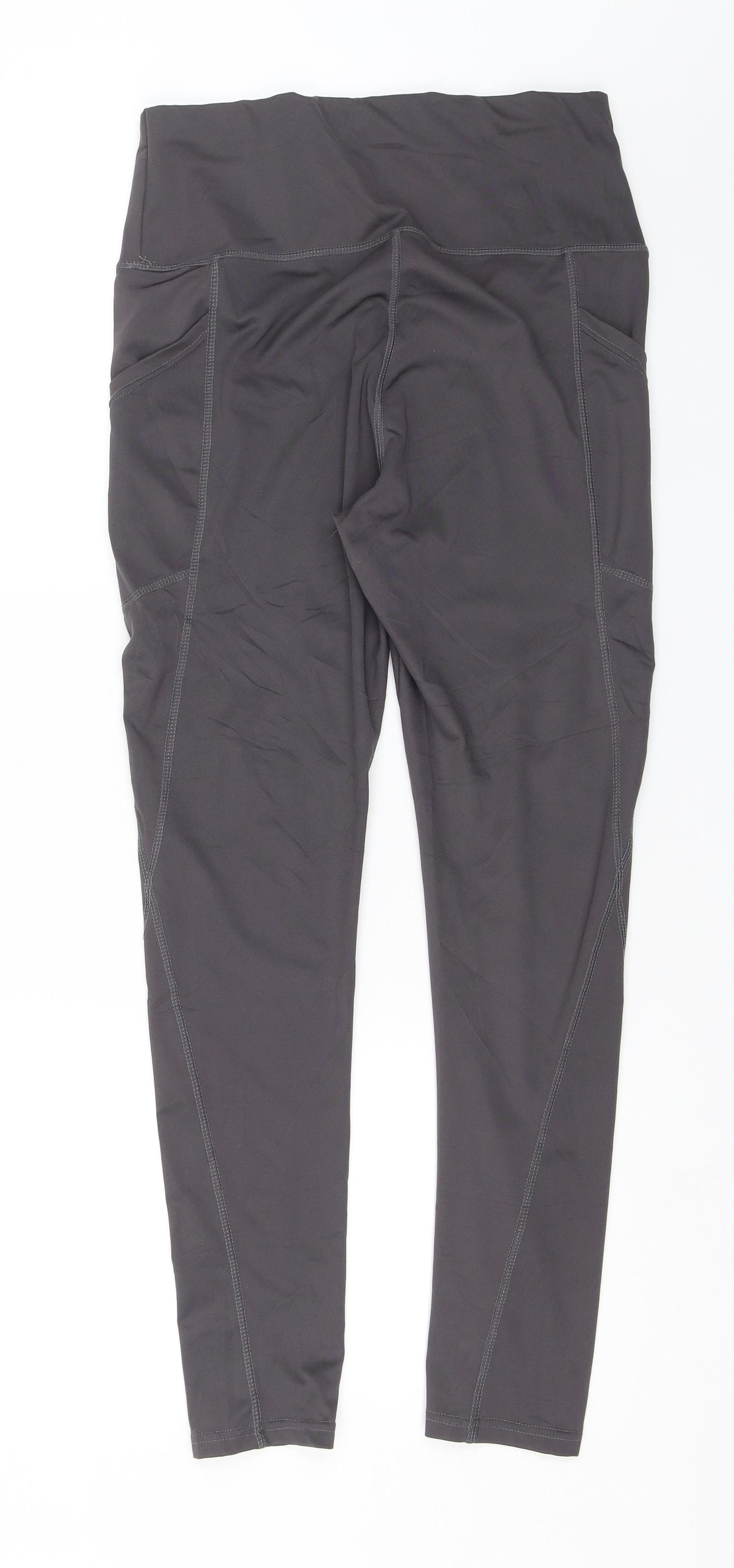 Preworn Womens Grey   Jogger Leggings Size L L25 in