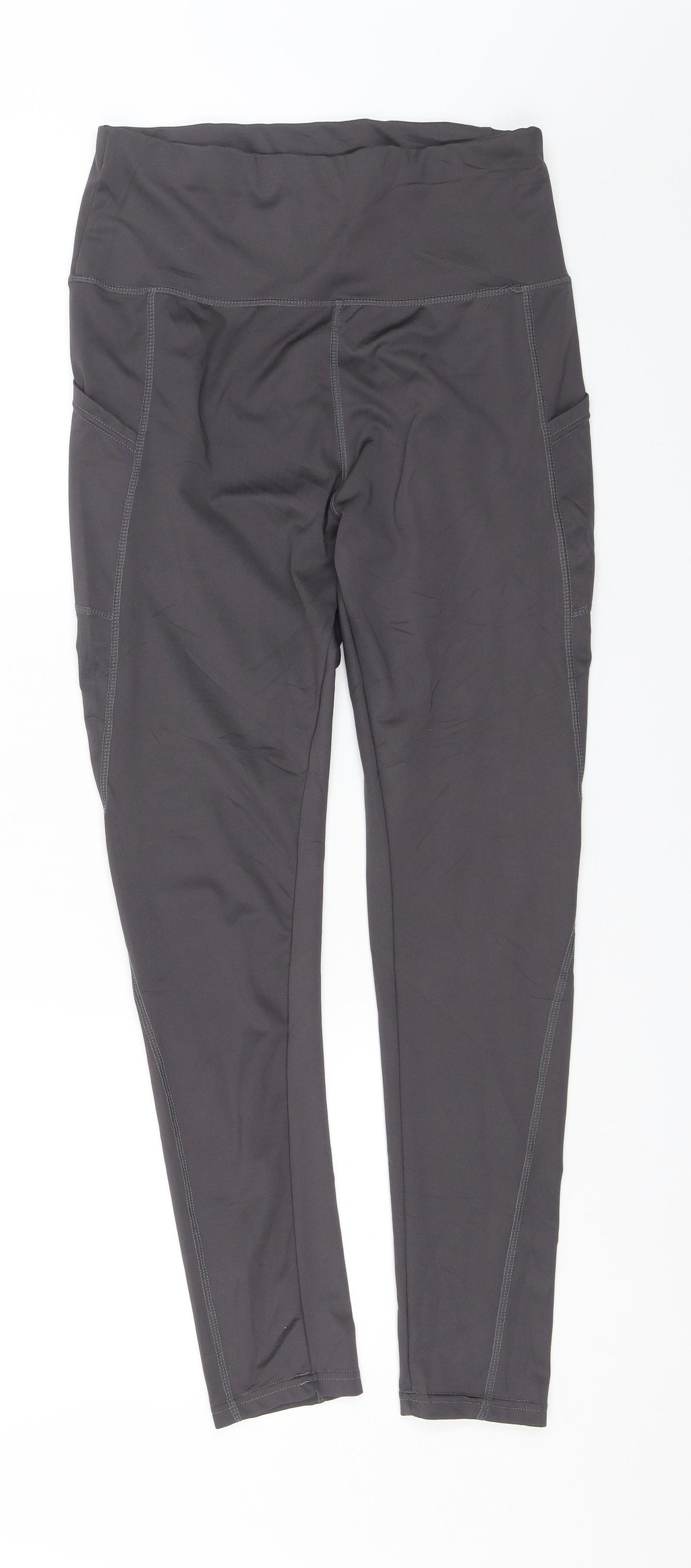Preworn Womens Grey   Jogger Leggings Size L L25 in