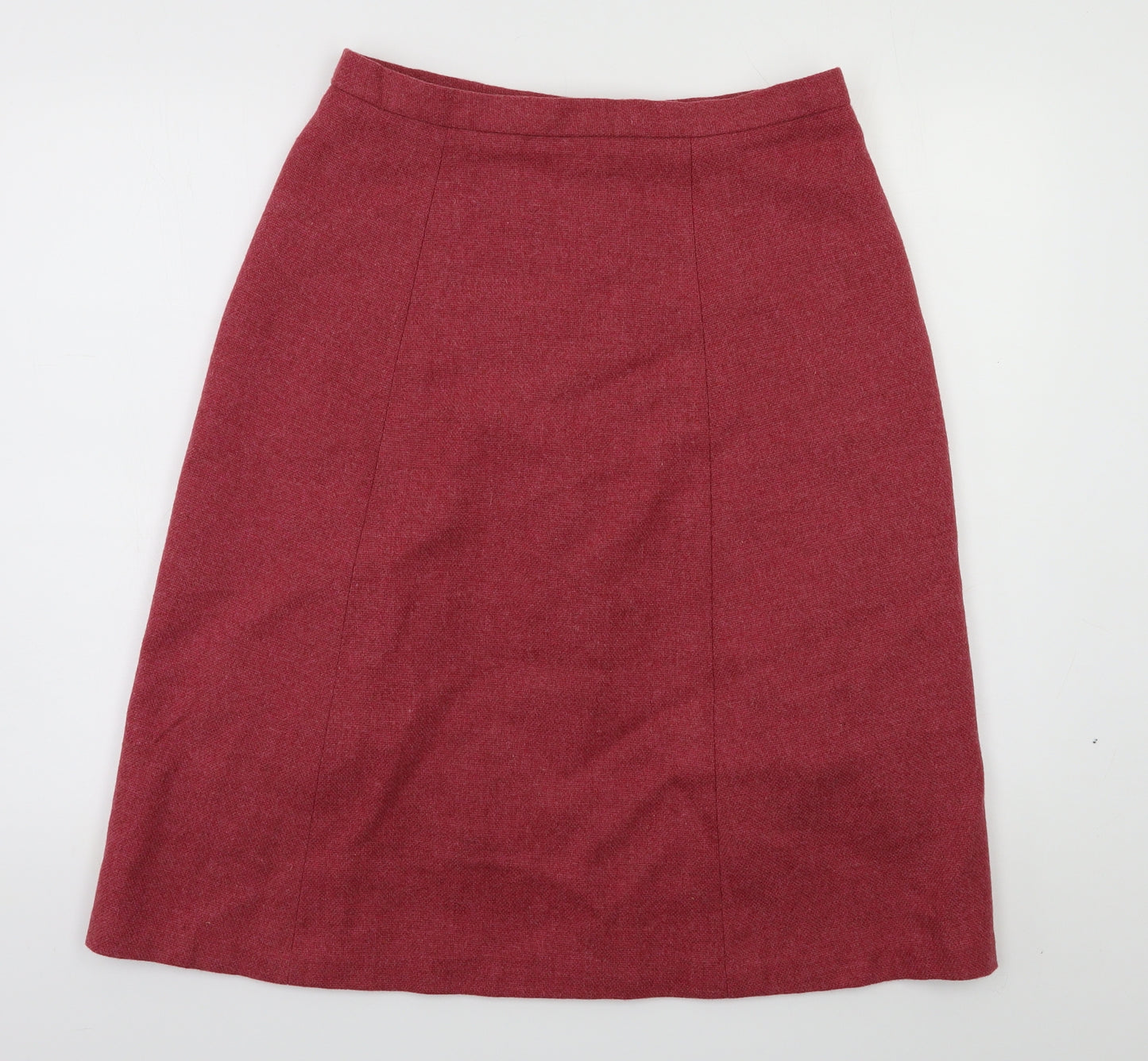 Preworn Womens Red   A-Line Skirt Size M