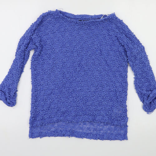 New Look Womens Blue   Pullover Jumper Size 8