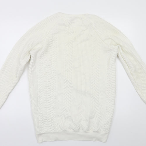 Red or Dead Womens White   Pullover Sweatshirt Size 8