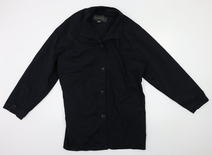 French Connection Womens Black Pea Coat Coat Size XL