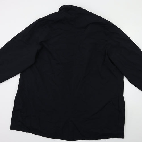 French Connection Womens Black   Pea Coat Coat Size XL