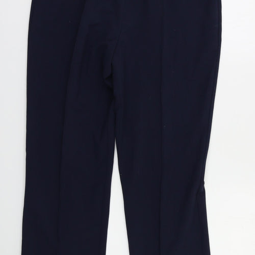 Anista Womens Blue   Trousers  Size 12 L25 in