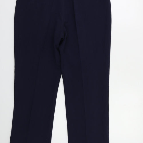 Anista Womens Blue   Trousers  Size 12 L25 in