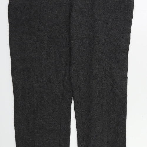 M&S Womens Grey   Jegging Trousers Size 14 L27 in