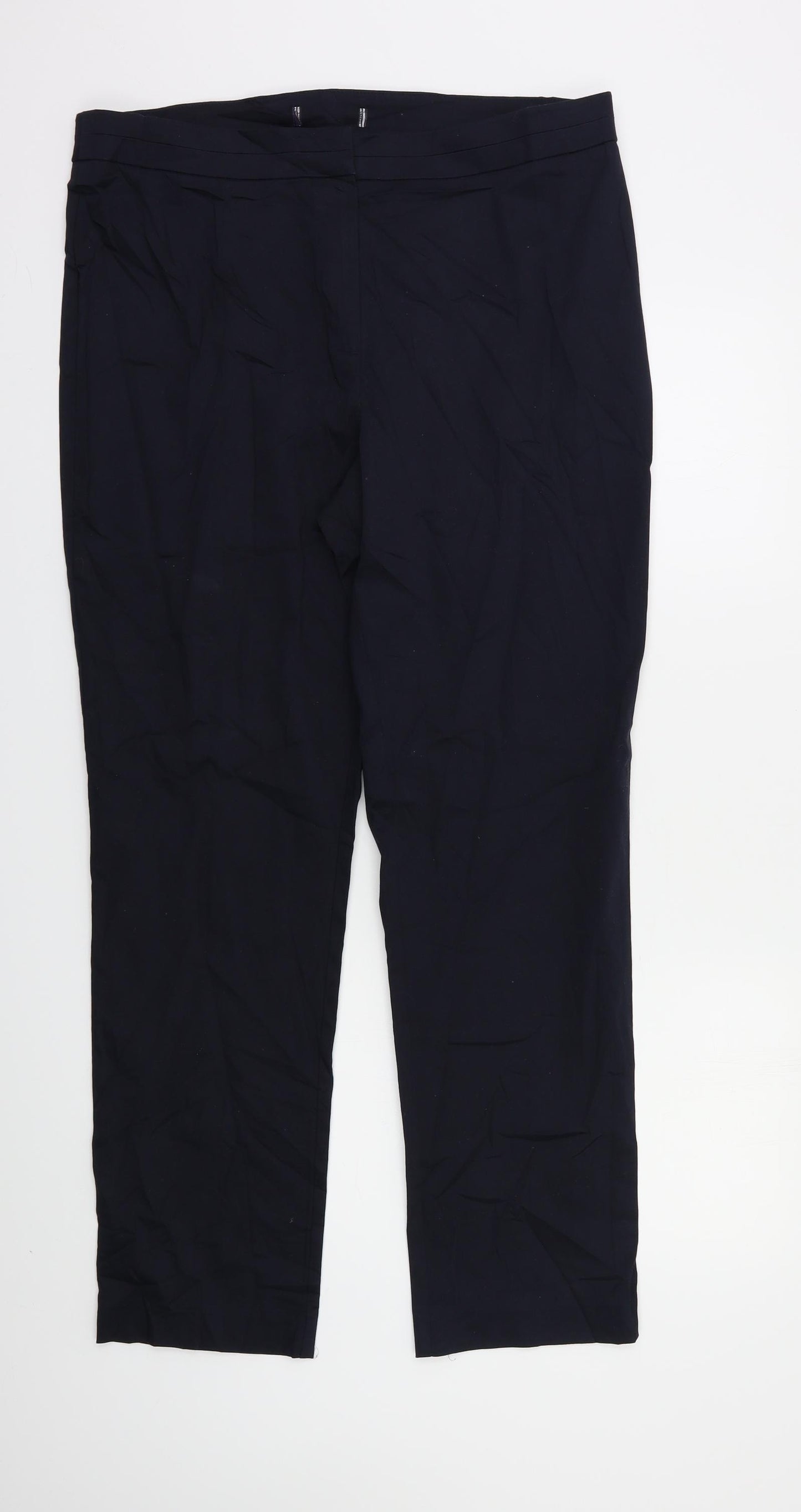 Preworn Womens Blue   Trousers  Size 16 L28 in