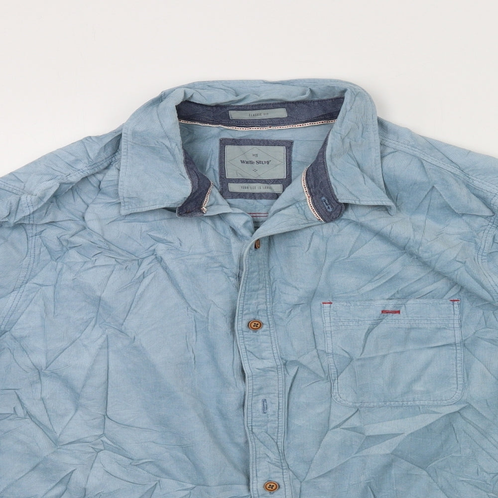 White Stuff Mens Green    Button-Up Size L
