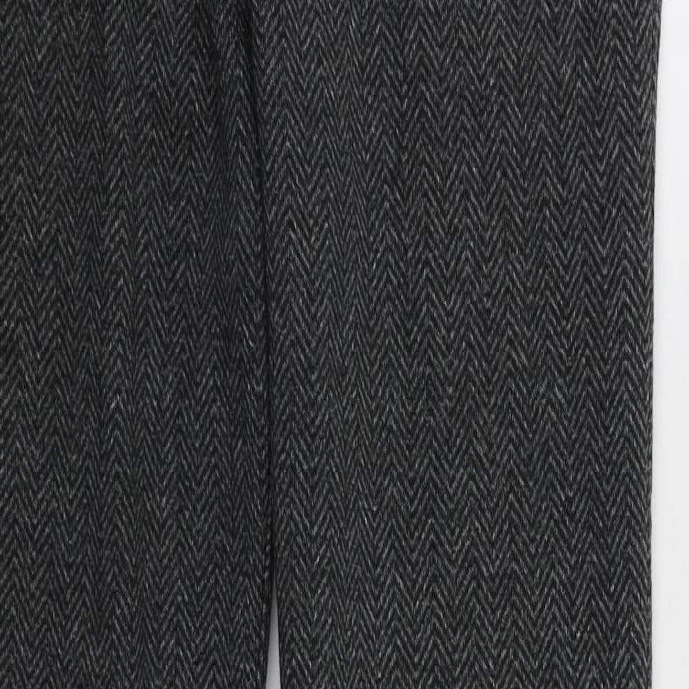 Abercrombie & Fitch Womens Grey Herringbone  Jogger Trousers Size S L27 in
