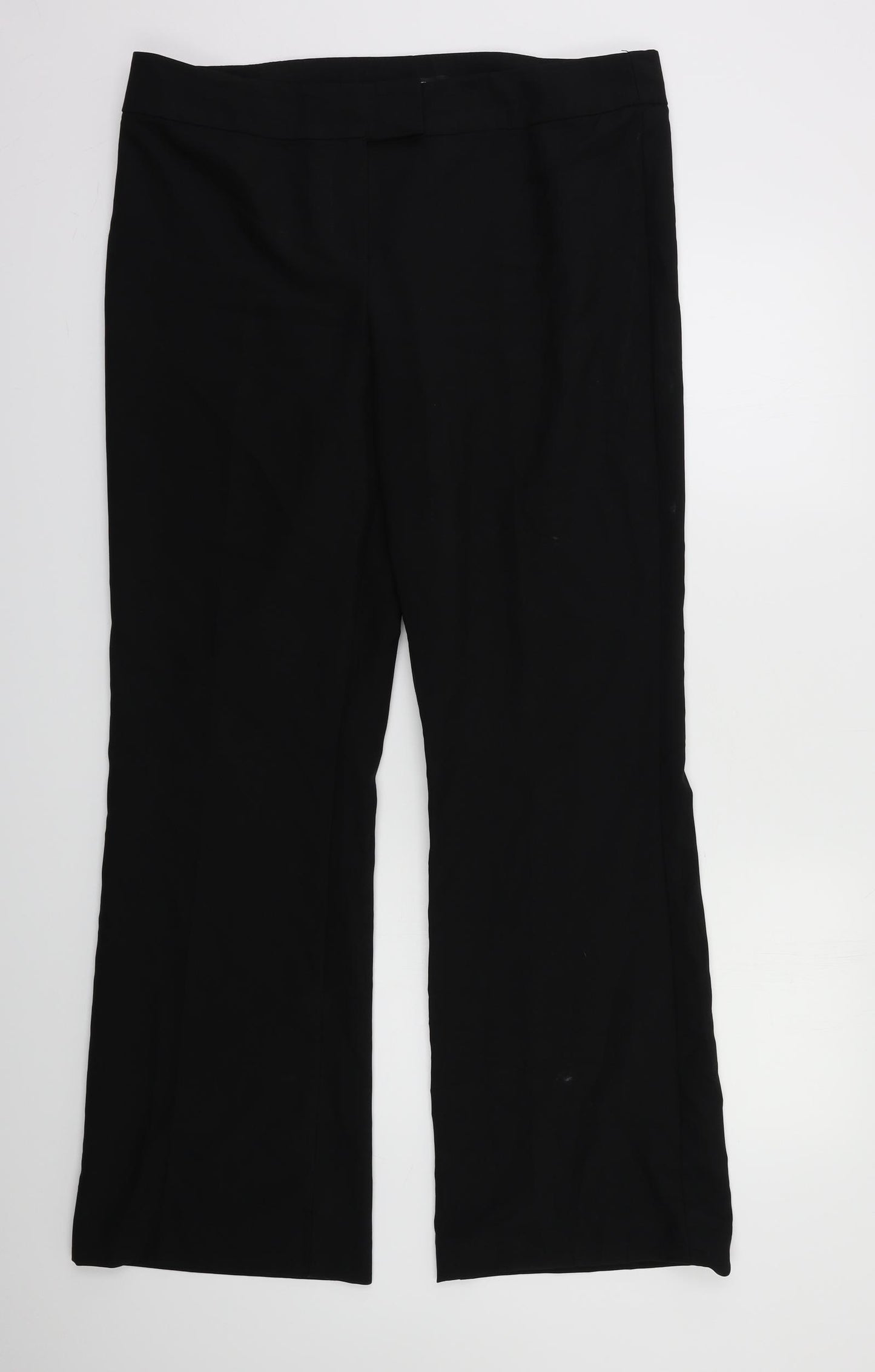 George Womens Black   Trousers  Size 16 L30 in