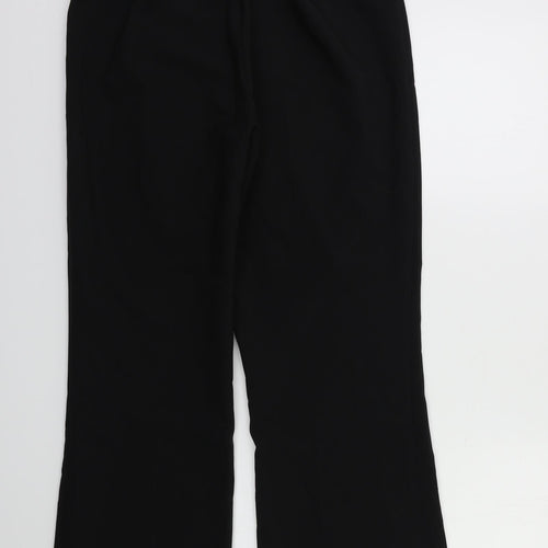 AMARANTO Womens Black   Dress Pants Trousers Size 12 L28 in